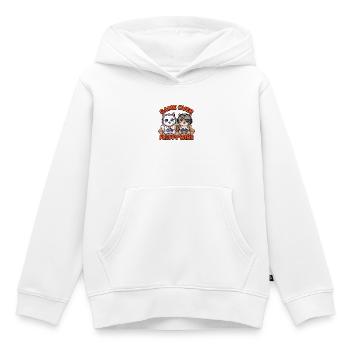 Game Over Fluffy Wins Katzen - Kinder Premium Organic Hoodie - Weiß - Vorne - AI Model Kid Female (0cm)