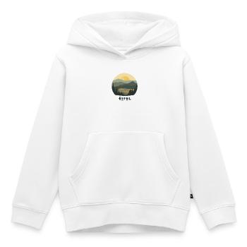 Eifel Maar | Vintage Nature Travel Poster - Kinder Premium Organic Hoodie - Weiß - Vorne - AI Model Kid Female (0cm)