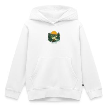 Spreewald Germany | Vintage Nature Poster - Kinder Premium Organic Hoodie - Weiß - Vorne - AI Model Kid Female (0cm)