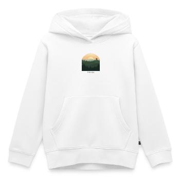 Taunus Germany | Vintage Forest Poster - Kinder Premium Organic Hoodie - Weiß - Vorne - AI Model Kid Female (0cm)