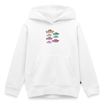 Motorboote - Kinder Premium Organic Hoodie - Weiß - Vorne - AI Model Kid Female (0cm)