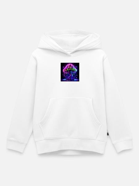 Psy_Toad_PEKE - Kinder Premium Organic Hoodie - Weiß