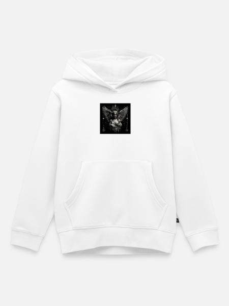 Der gefallene Engel - Kinder Premium Organic Hoodie - Weiß