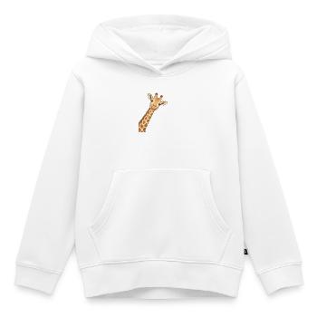 Giraffenhemd, Tierliebhaber-T-Shirt - Kinder Premium Organic Hoodie - Weiß - Vorne - AI Model Kid Female (0cm)