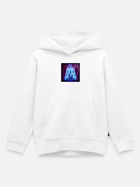 Erleuchtet_ - Kinder Premium Organic Hoodie - Weiß