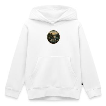 Angelclub Vintage Abenteuergrafik - Kinder Premium Organic Hoodie - Weiß - Vorne - AI Model Kid Female (0cm)