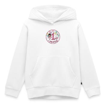 Erstes Geburtstagsballerina - Kinder Premium Organic Hoodie - Weiß - Vorne - AI Model Kid Female (0cm)