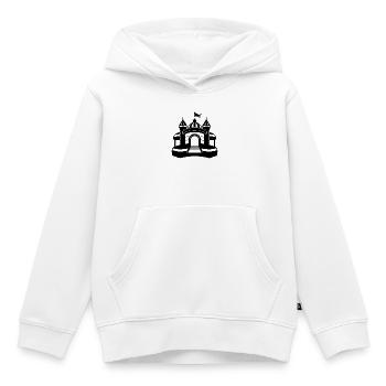 Aufblasbare Hüpfburg - Kinder Premium Organic Hoodie - Weiß - Vorne - AI Model Kid Female (0cm)