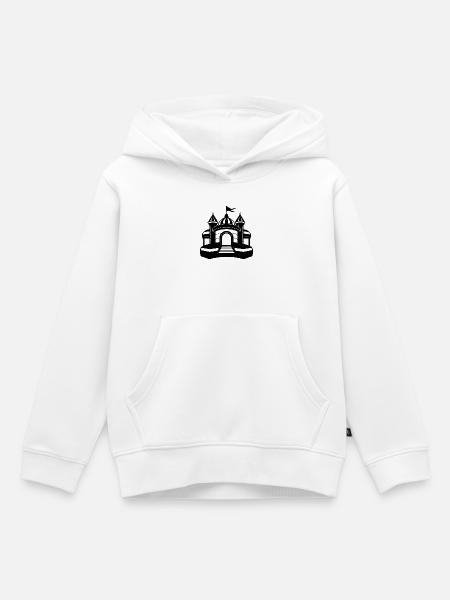 Aufblasbare Hüpfburg - Kinder Premium Organic Hoodie - Weiß