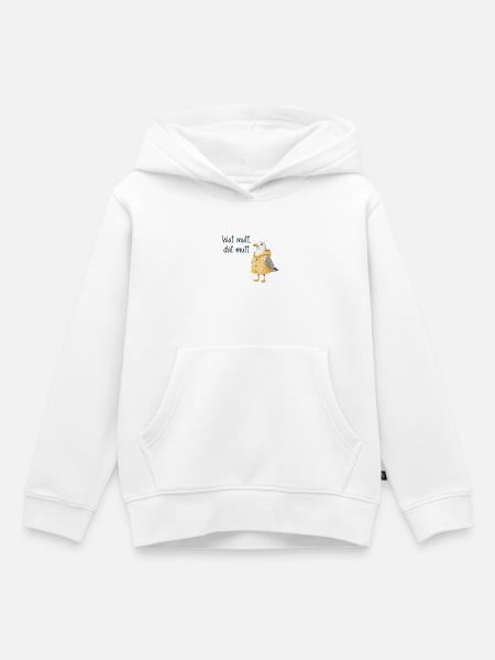 Wat mutt dat mutt Seemöwe Hoodie - Kinder Premium Organic Hoodie - Weiß