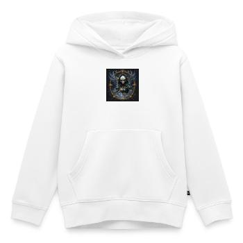 Himmlischer Wächter mit Sphäre - Kinder Premium Organic Hoodie - Weiß - Vorne - AI Model Kid Female (0cm)