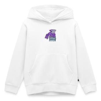 Lila Gargoyille - Kinder Premium Organic Hoodie - Weiß - Vorne - AI Model Kid Female (0cm)