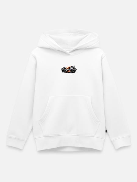 Fitnessstudio & Gewichte - Kinder Premium Organic Hoodie - Weiß