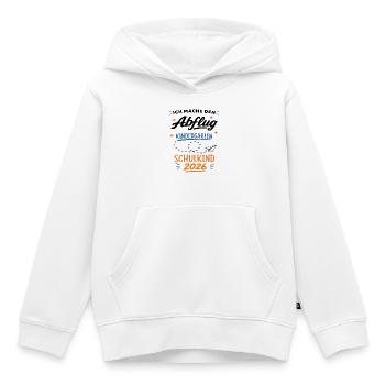 Schulkind 2026 Einschulung Kindergarten Abschied - Kinder Premium Organic Hoodie - Weiß - Vorne - AI Model Kid Female (0cm)