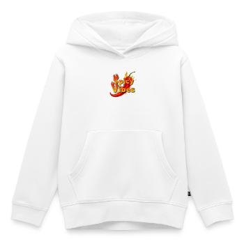 Scharfe Vibes Brennende Chili - Kinder Premium Organic Hoodie - Weiß - Vorne - AI Model Kid Female (0cm)