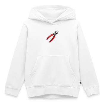 Zange - Kinder Premium Organic Hoodie - Weiß - Vorne - AI Model Kid Female (0cm)