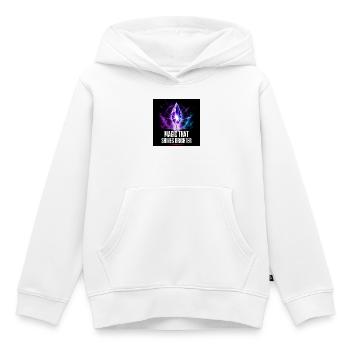 Magic Crystal: Light Shines Brighter - Kids Premium Organic Hoodie - white - Front - AI Model Kid Female (0cm)
