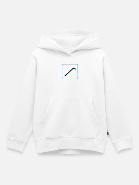 pied_de_biche - Kinder Premium Organic Hoodie - Weiß