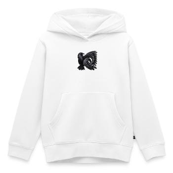 Unmöglicher Rabenflügel - Kinder Premium Organic Hoodie - Weiß - Vorne - AI Model Kid Female (0cm)