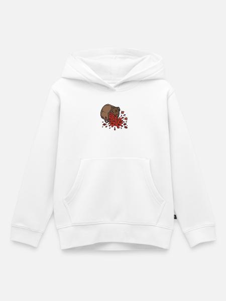 Bürohumor – Chili-Vorfall - Kinder Premium Organic Hoodie - Weiß