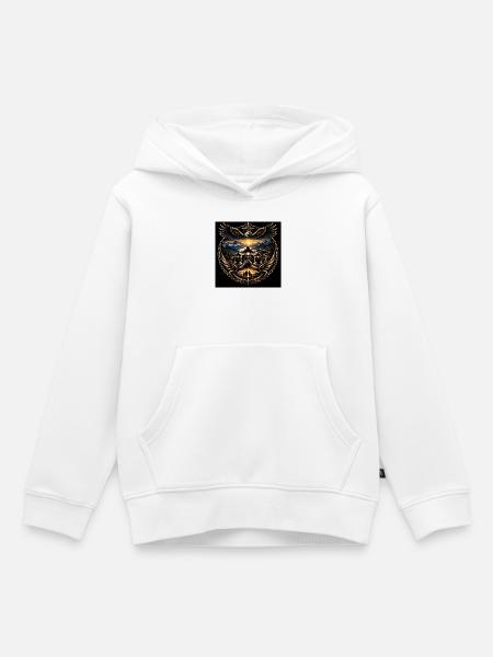 Freedom - Kinder Premium Organic Hoodie - Weiß