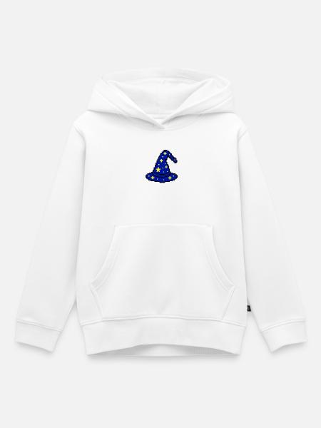 Zauberhut - Kinder Premium Organic Hoodie - Weiß