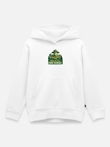 Vertrau Mir Ich Bin Ranger Spruch - Kinder Premium Organic Hoodie - Weiß