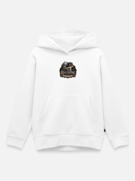 Die Roßtrappe – Harzer Sage - Kinder Premium Organic Hoodie - Weiß