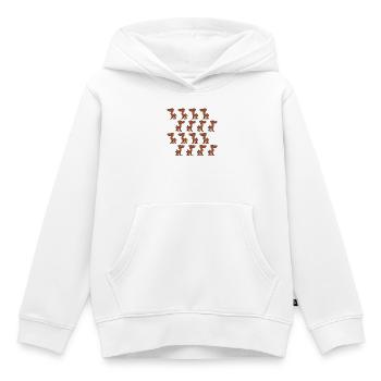 Süßes Chibi-Kamel - Kinder Premium Organic Hoodie - Weiß - Vorne - AI Model Kid Female (0cm)