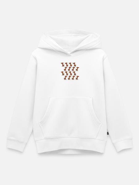 Süßes Chibi-Kamel - Kinder Premium Organic Hoodie - Weiß