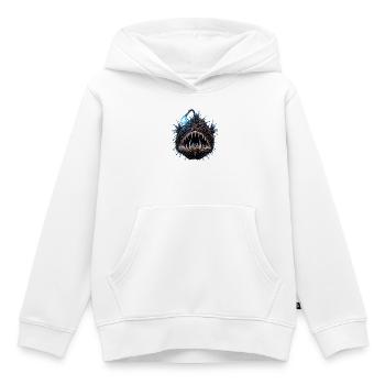Monkfish - Kinder Premium Organic Hoodie - Weiß - Vorne - AI Model Kid Female (0cm)