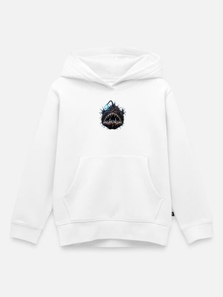Monkfish - Kinder Premium Organic Hoodie - Weiß