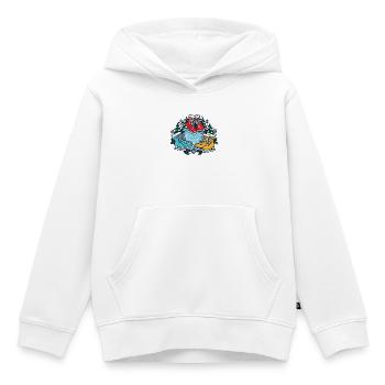Eislaufcrew – Zusammen aufs Eis - Kinder Premium Organic Hoodie - Weiß - Vorne - AI Model Kid Female (0cm)