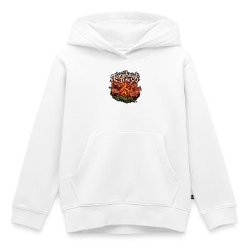 Tomahawk Time Feuergrill - Kinder Premium Organic Hoodie - Weiß - Vorne - AI Model Kid Female (0cm)