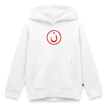 Nonne - Kinder Premium Organic Hoodie - Weiß - Vorne - AI Model Kid Female (0cm)