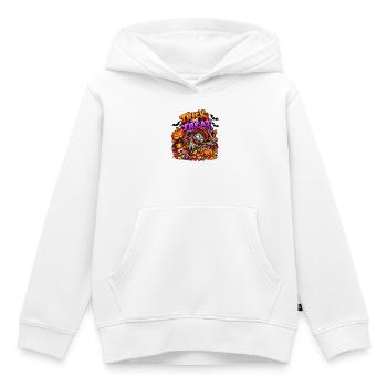 Zombie Halloween TrickTreat - Kinder Premium Organic Hoodie - Weiß - Vorne - AI Model Kid Female (0cm)
