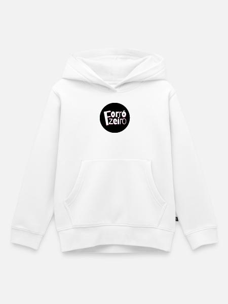 Forrozeiro – Schlichtes Forro Statement - Kinder Premium Organic Hoodie - Weiß