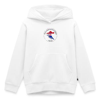 Kroatien - This is where My Story beginns - Kinder Premium Organic Hoodie - Weiß - Vorne - AI Model Kid Female (0cm)