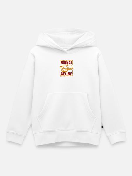 Friends Giving Muscheln Illustration - Kinder Premium Organic Hoodie - Weiß
