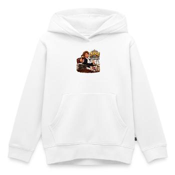 Beratender Richter: Endgültiges Urteil - Kinder Premium Organic Hoodie - Weiß - Vorne - AI Model Kid Female (0cm)