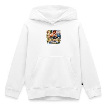 Fluglotse gezeigt - Kinder Premium Organic Hoodie - Weiß - Vorne - AI Model Kid Female (0cm)