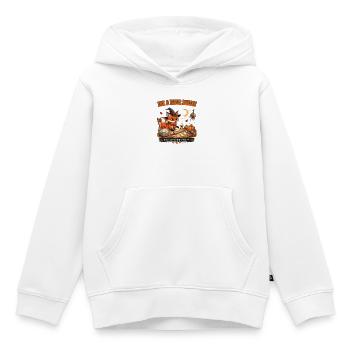 Fox & Flour Bakery: Gruseliger Herbstgebäck - Kinder Premium Organic Hoodie - Weiß - Vorne - AI Model Kid Female (0cm)