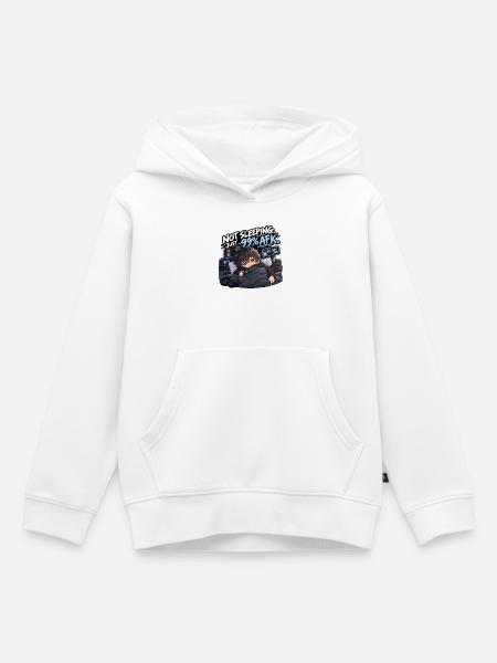 Nicht Schlafen 99% AFK Gamer - Kinder Premium Organic Hoodie - Weiß