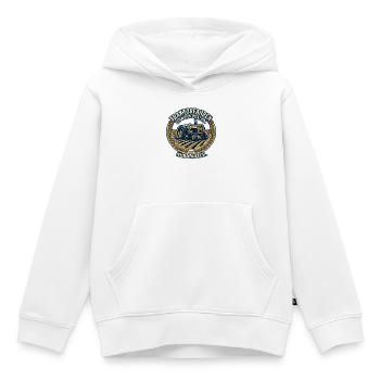 Traktorfahren: Meditation im Feld - Kinder Premium Organic Hoodie - Weiß - Vorne - AI Model Kid Female (0cm)