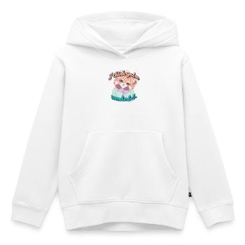 Roter Panda mit Herz - Kinder Premium Organic Hoodie - Weiß - Vorne - AI Model Kid Female (0cm)