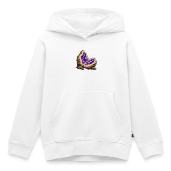 Geteilte Geodenlandschaft - Kinder Premium Organic Hoodie - Weiß - Vorne - AI Model Kid Female (0cm)