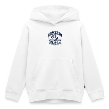 Ammersee Wingfoil Club Logo - Kinder Premium Organic Hoodie - Weiß - Vorne - AI Model Kid Female (0cm)