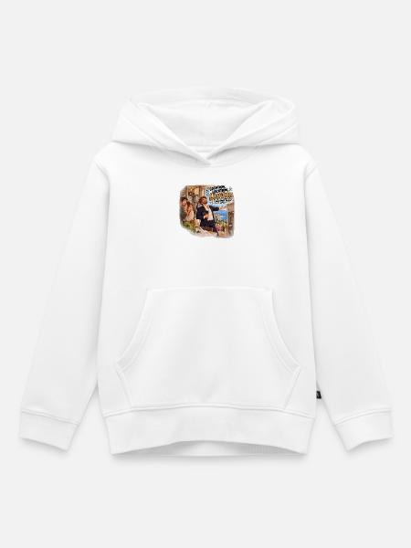 Humor Immobilienmietung Miete - Kinder Premium Organic Hoodie - Weiß
