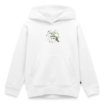 Scientist by day Zombie by night - Wissenschaftler - Kinder Premium Organic Hoodie - Weiß - Vorne - AI Model Kid Female (0cm)