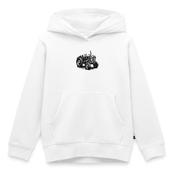 Traktor / Traktor / Traktor - Kinder Premium Organic Hoodie - Weiß - Vorne - AI Model Kid Female (0cm)